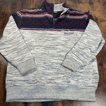 Renegade Club Pagosa Springs Colorado  Fleece Sweater Mens XL  1/4 Zip Gray - £23.37 GBP