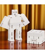 2014 Areaware Cubebot Micro (White) - David Weeks Modern Articulated Woo... - $306.30 MXN