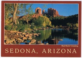 Arizona Postcard Sedona Red Rock Crossing Oak Creek - $2.96