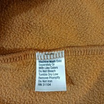 Saddlebred Men's Orange 1/2 Zip Pullover Fleece Sweatshirt Long Sleeve Size XL image 4