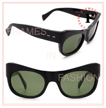 GUCCI 0870 Black Green Rectangular Runway Unisex Gg0870s 001 Fashion Sun... - $318.78