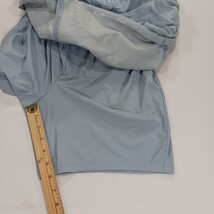 S.C. & Co. Denim Skort Women’s XL Faded Light Blue Pull-On Stretch Mini Skirt image 7