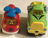 Vtech Can Ices Lot Of 2 Toys Monster Truck Helicopter T4 - £9.65 GBP