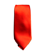 Geoffrey Beene Designer Men&#39;s 100% Polyester Solid Cherry Red Formal Tie... - $16.28 CAD