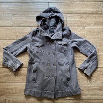 Vintage Hurley Double Button Hoodie Jacket Sweatshirt Y2K Men&#39;s Size XL ... - £62.94 GBP