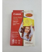 NEW IN PACKAGE CANON PHOTO PAPER GLOSSY 100 SHEETS 4x6 FOR INKJET PRINTERS - $9.00