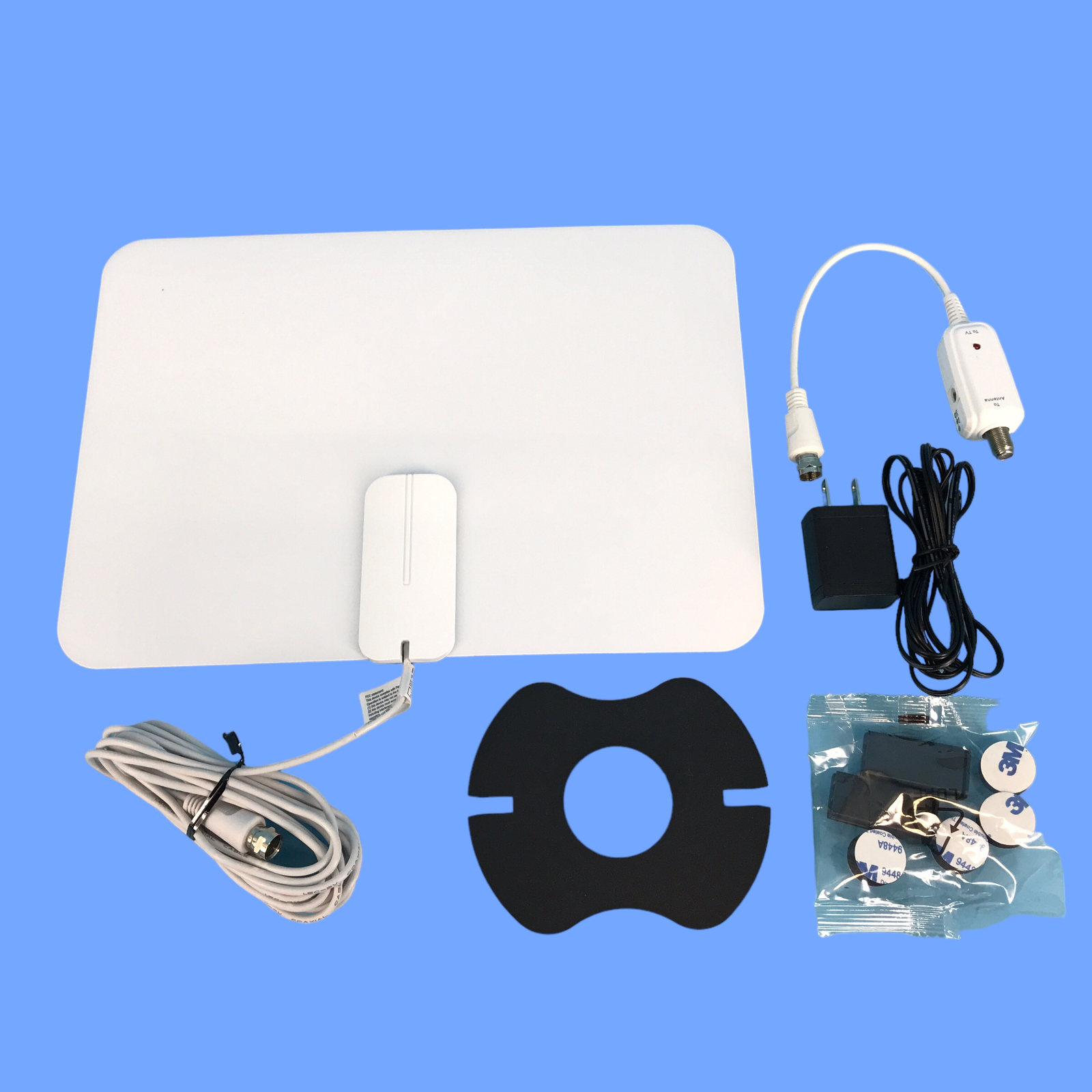 Insignia NS-ANT500HA Amplified Thin Film Indoor HDTV Antenna #BU0530 - $14.49