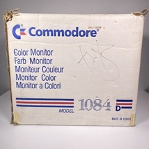 Commodore 1084 D Color Monitor Empty Box Only Vtg - $49.49