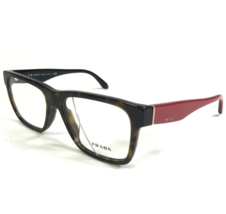 Prada Eyeglasses Frames VPR 16R-F 2AU-1O1 Black Burgundy Red Tortoise 53... - $130.69