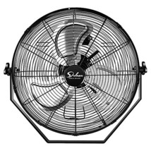 18 Inch Industrial Wall Mount Fan, 3 Speed Commercial Ventilation Metal Fan For  - £98.86 GBP