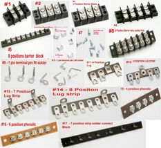 VINTAGE ELECTRONIC TERMINAL BLOCK STRIP LUG DINKLE PHENOLIC FLUSH BEAU PART - $2.97