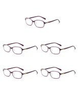 5 PK Womens Blue Light Blocking Reading Glasses Readers for Computer Pap... - £10.54 GBP