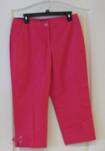 Rafaella Curvy Fit Capri Fuschia Purple (PINK) Women&#39;s Sz 6 NWT MSRP$58 - $20.47