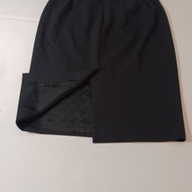 Grace Elements Women’s Back Zipper & Slit Black Skirt Size 10 image 8