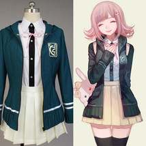 Anime Danganronpa 2 Nanami ChiaKi Uniform Suit Cosplay Costume Dress Polyester - $50.99