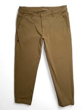 BYLT Everyday Pant 2.0 Mens XL Tan Brown Tapered Stretch Performance 26&quot;... - $44.00