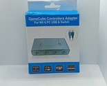 GameCube Controllers Adapter For Wii U PC USB &amp; Switch - $13.35
