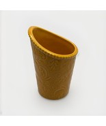 Yellow Leaf W.M.G. Asymmetric Vase - $11.87