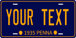 Pennsylvania 1935 License Plate Personalized Custom Car Bike Motorcycle Moped - £8.68 GBP+