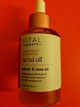Vital Beauty Overnight Recovery Facial Retino &amp; Rose Oil - £18.82 GBP