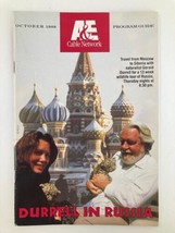 VTG A&amp;E Cable Network Program Guide October 1988 Gerald Durrell in Russia - £11.36 GBP