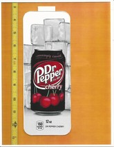 Coke Chameleon Size Dr Pepper Cherry 12 oz CAN Soda Vending Machine Flavor Strip - £2.39 GBP