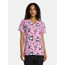 DR SEUSS CAT IN THE HAT GRAPHIC SCRUB TOP ASST SIZES BRAND NEW - $15.99