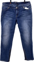 A by Anisette Jeans Women Size 18 Embellished Pocket Mid-Rise Reg Blue D... - £11.79 GBP