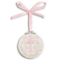 God Bless Baby Hanging Keepsake Medallion - Girl - £8.60 GBP