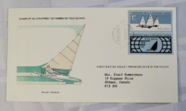 1978 POLAND FIRST DAY OF ISSUE STAMPED AND DATED ENVELOPE SAIL BOAT POST... - $12.99