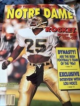 Anteprima Di Calcio 1990 Notre Dame NCAA FIGHTING IRISH Rockrt Raghib Is... - $26.75