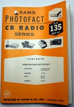 SAMS Photofact CB #135 8/77 parts list schematics LAFAYETTE~MIDLAND~PACE... - $10.82