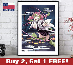 Demon Slayer Kanroji Mitsuri Poster 18&quot; x 24&quot; Print Anime Kimetsu no Yai... - £10.60 GBP
