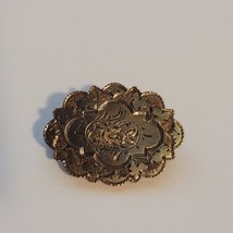 Vintage Victorian Silver Engraved Pendant Brooch - £137.48 GBP