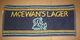 McEwan&#39;s Lager Bar Towel Pub Beer 8&quot; x 18&quot; Vintage Advertising - £11.00 GBP