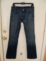 7 for all mankind &#39;A-pocket&#39; Jeans Boot Cut Size 28 Women&#39;s EUC - £26.26 GBP