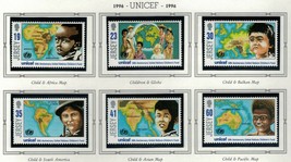 ZAYIX 1996 Great Britain Jersey #740-745 - MNH - UNICEF - Children - £2.87 GBP