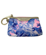 Lilly Pulitzer Key Fob Zipper Wallet Blue/Pink - $12.34