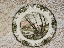 Johnson Bros Willow By The Brook Friendly Village Dinner Plate - Brothers - $12.86