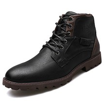 VIP Classic  Men Boots Italy Handmade Men Ankle Boots Outdoor Waterproof Male Wo - £48.19 GBP