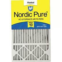 Nordic Pure 16 x 25 x 5 FPR 7 Pleated MERV 10 Furnaice Air Filters - £29.99 GBP