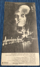 1979 Apocalypse Now Newspaper Movie Theater Advertising 13x7 Marlon Bran... - £12.02 GBP
