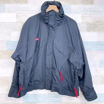 Columbia Vintage Whirlbird Interchange Winter Jacket Black Nylon Mens Large - $49.49