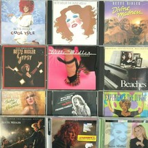 Bette Midler 13 CD Lot Divine Gypsy Beaches Yule Madness Clooney Boys Lives Hits - $87.03