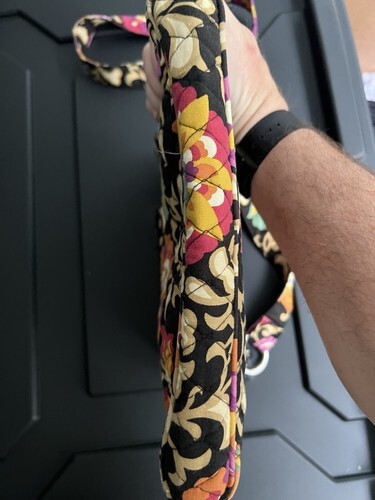 Vera Bradley Midnight Wildflowers Suzani Hipster Crossbody Bag - See Pictures Item image 5