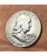 1952 D Franklin Half Silver Dollar 90 % Silver - $48.51