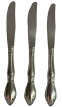 Set of 3 Oneida Community CHATELAINE Stainless Steel Knives - £21.51 GBP