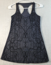 Lululemon Activewear Tank Top Women Size 4 Black Knit Sleeveless Round N... - $17.49