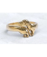 Dog Dachshund Genuine Solid Sterling Silver Ring , Dog ring, 925 Hallmar... - $1,237.56 MXN