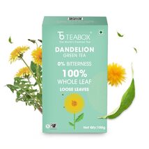 Teabox Premium Organic Green Tea With Dandelion Roots | 100% Whole Leaf ... - $30.21